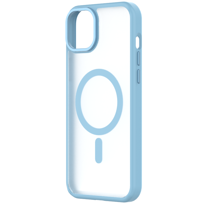 Moov iPhone 15 Plus SoftTouch Edge Case with MagSafe - Sky Blue