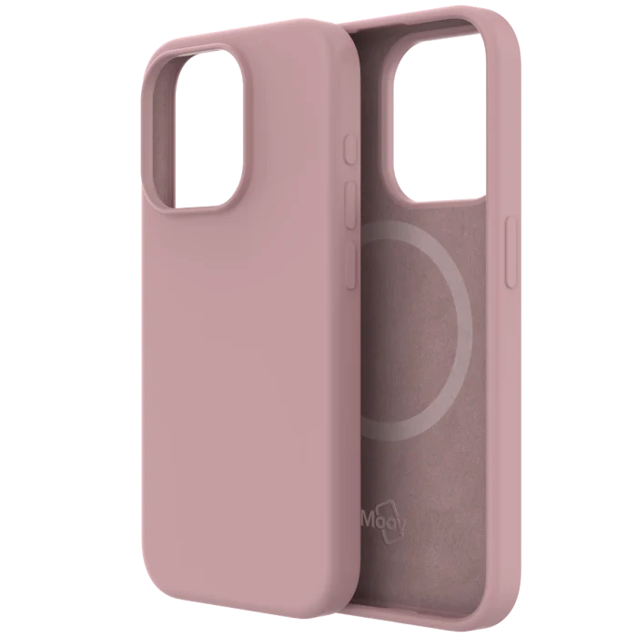 Moov iPhone 15 Pro SoftTouch Case with MagSafe - Pink