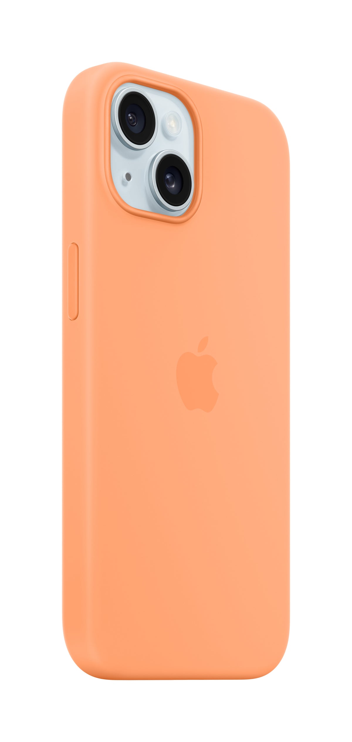 iPhone 15 Pro Silicone Case - Orange Sorbet