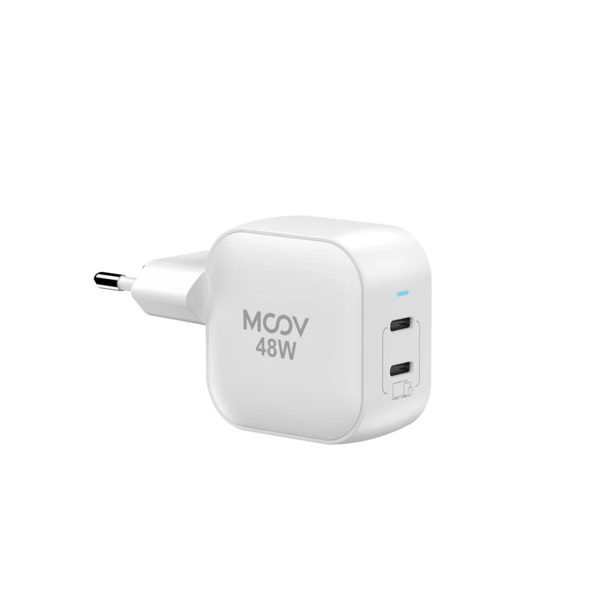 Moov 48W Dual Port Type C - White