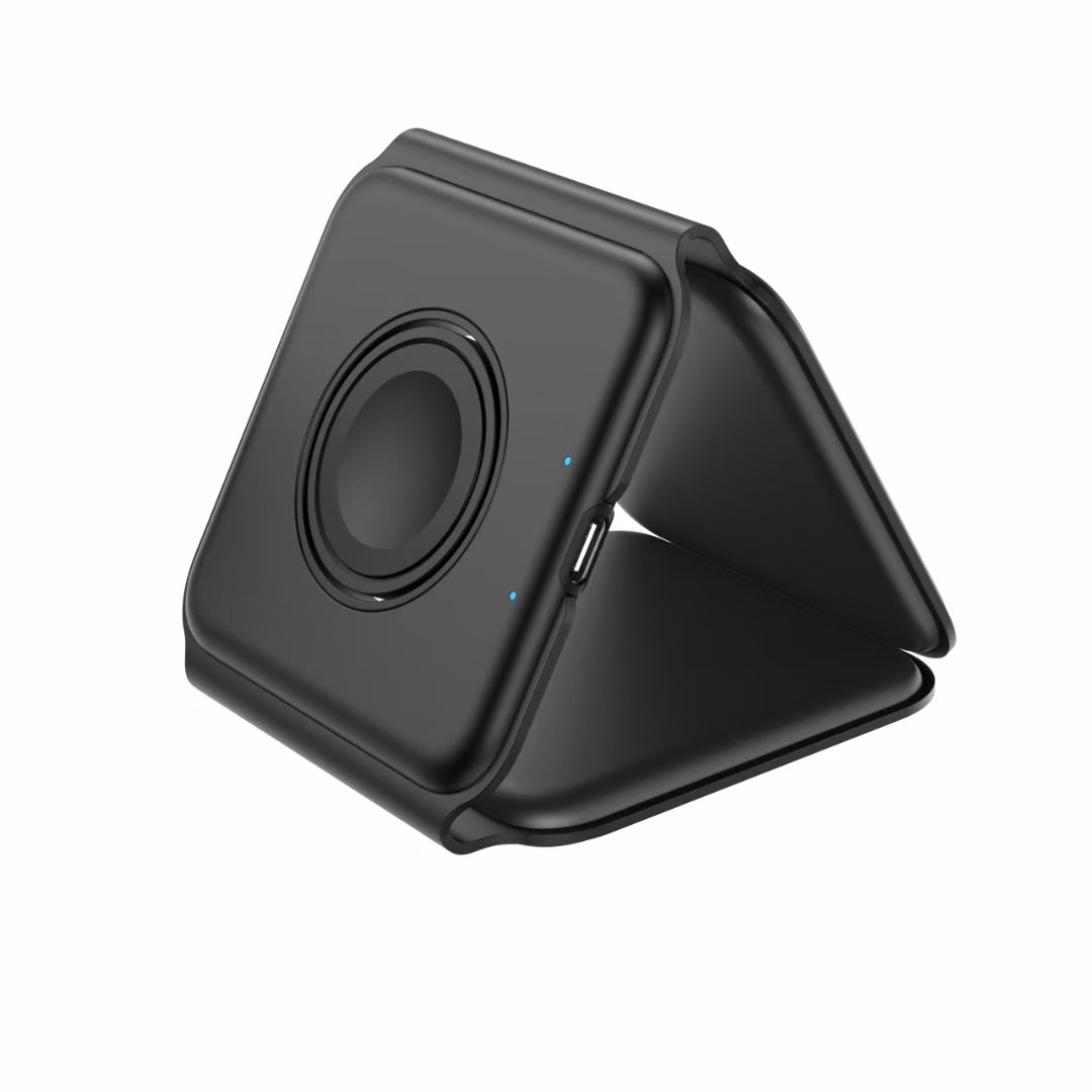 Moov 3-in-1 Foldable Wireless Charger - Black