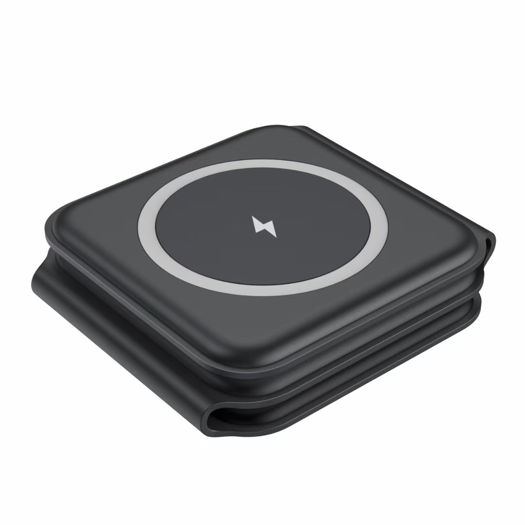 Moov 3-in-1 Foldable Wireless Charger - Black