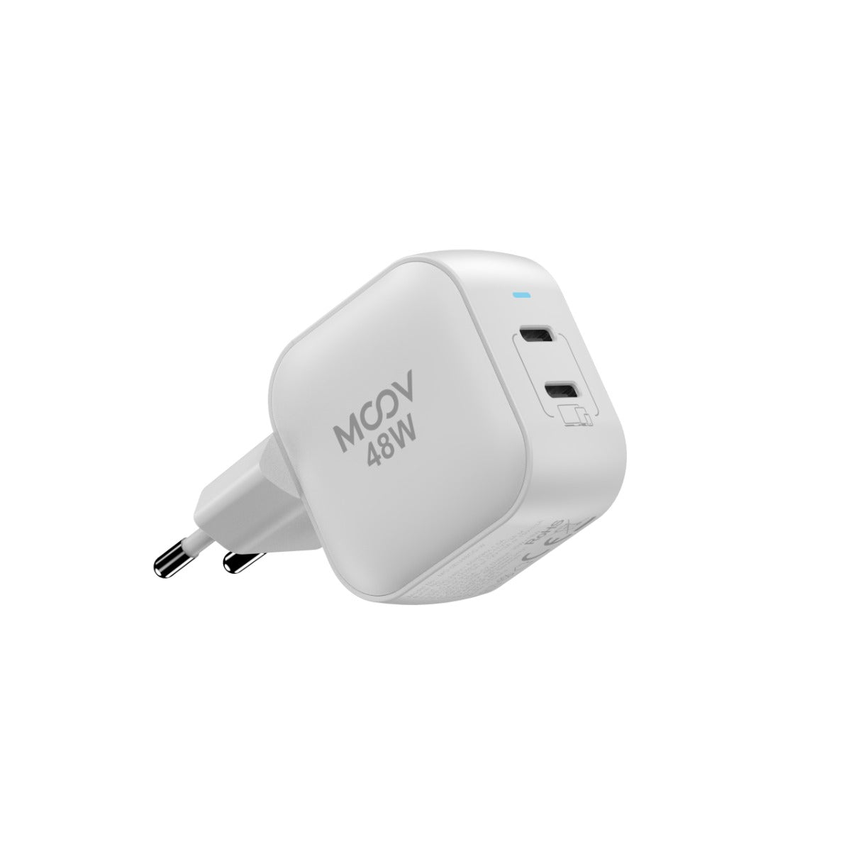 Moov 48W Dual Port Type C - White