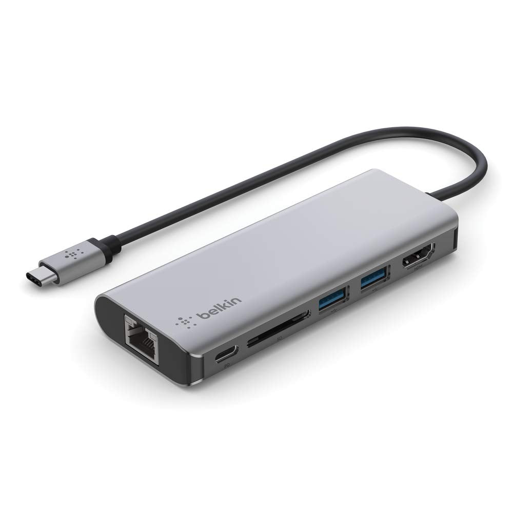 Belkin USB-C Multiport Adapter 6-in-1 Silver - iStore Botswana Online