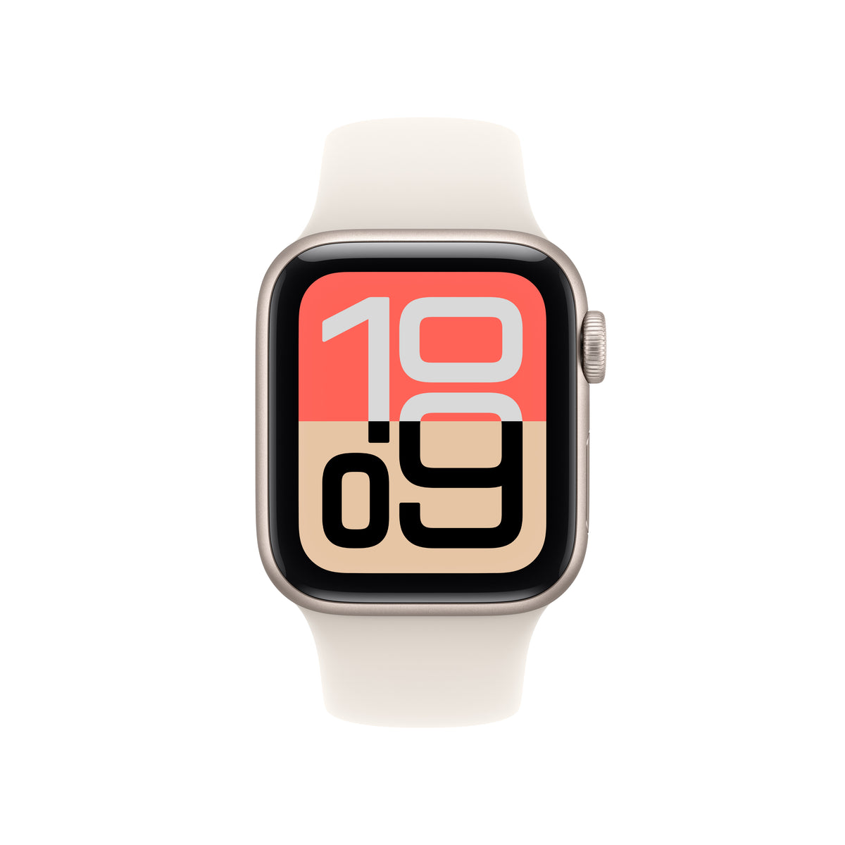 Apple Watch SE 3 GPS 40mm Starlight Aluminium Case with Starlight Sport Band - M/L