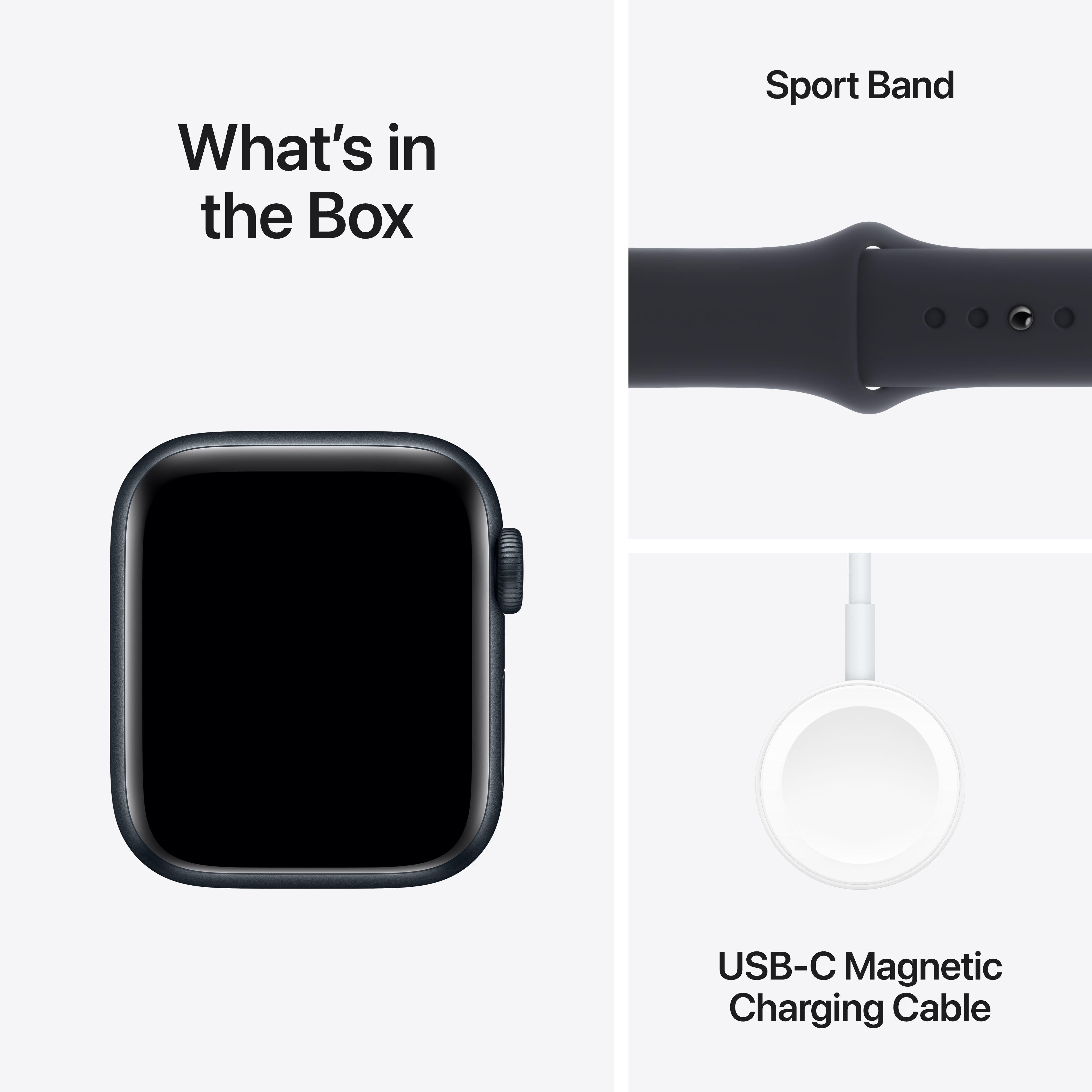 Apple Watch SE 40mm Midnight Aluminium Case With Midnight Sport Band S M GPS iStore Botswana Online