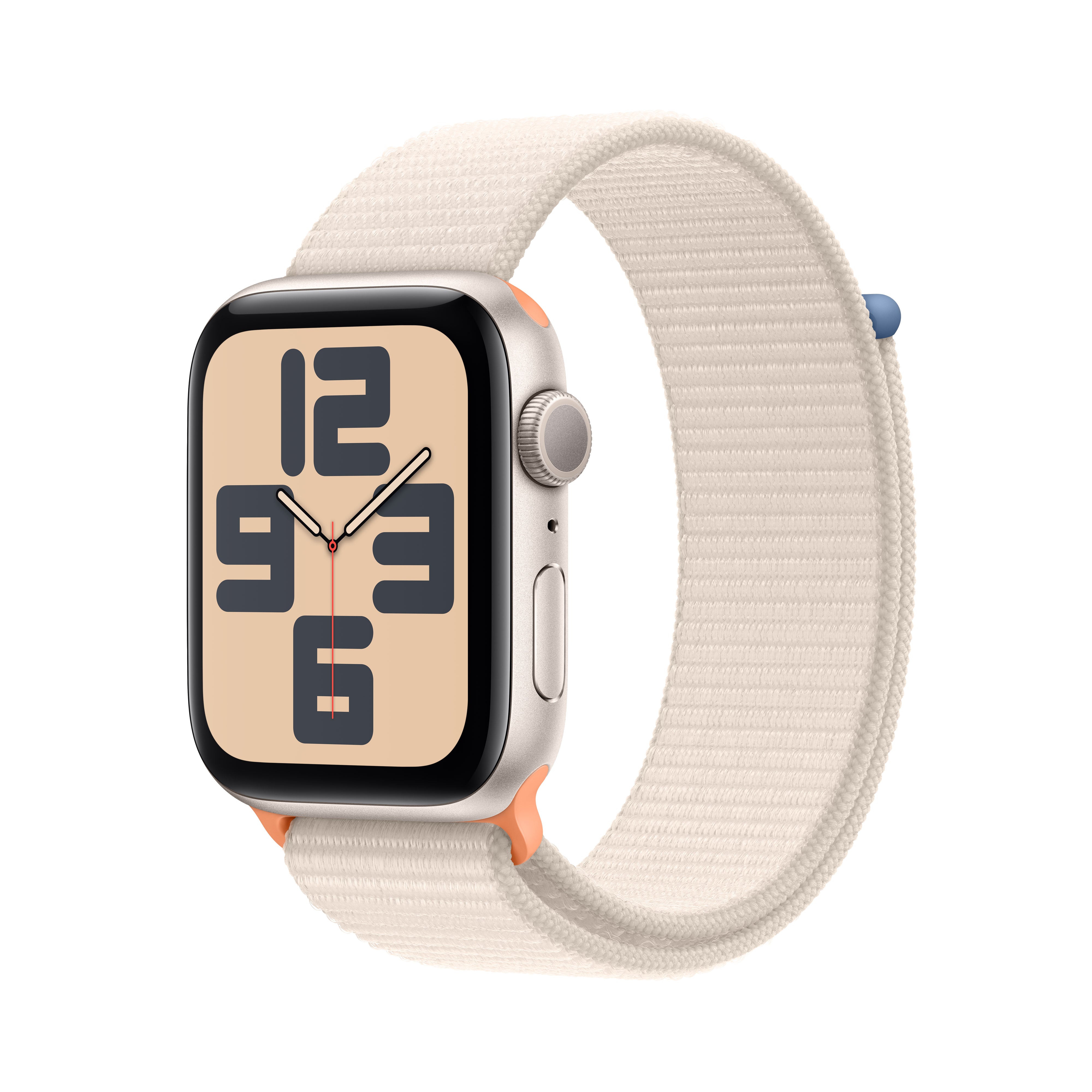 Apple Watch SE 44mm Starlight Aluminium Case With Starlight Sport Loop GPS iStore Botswana Online