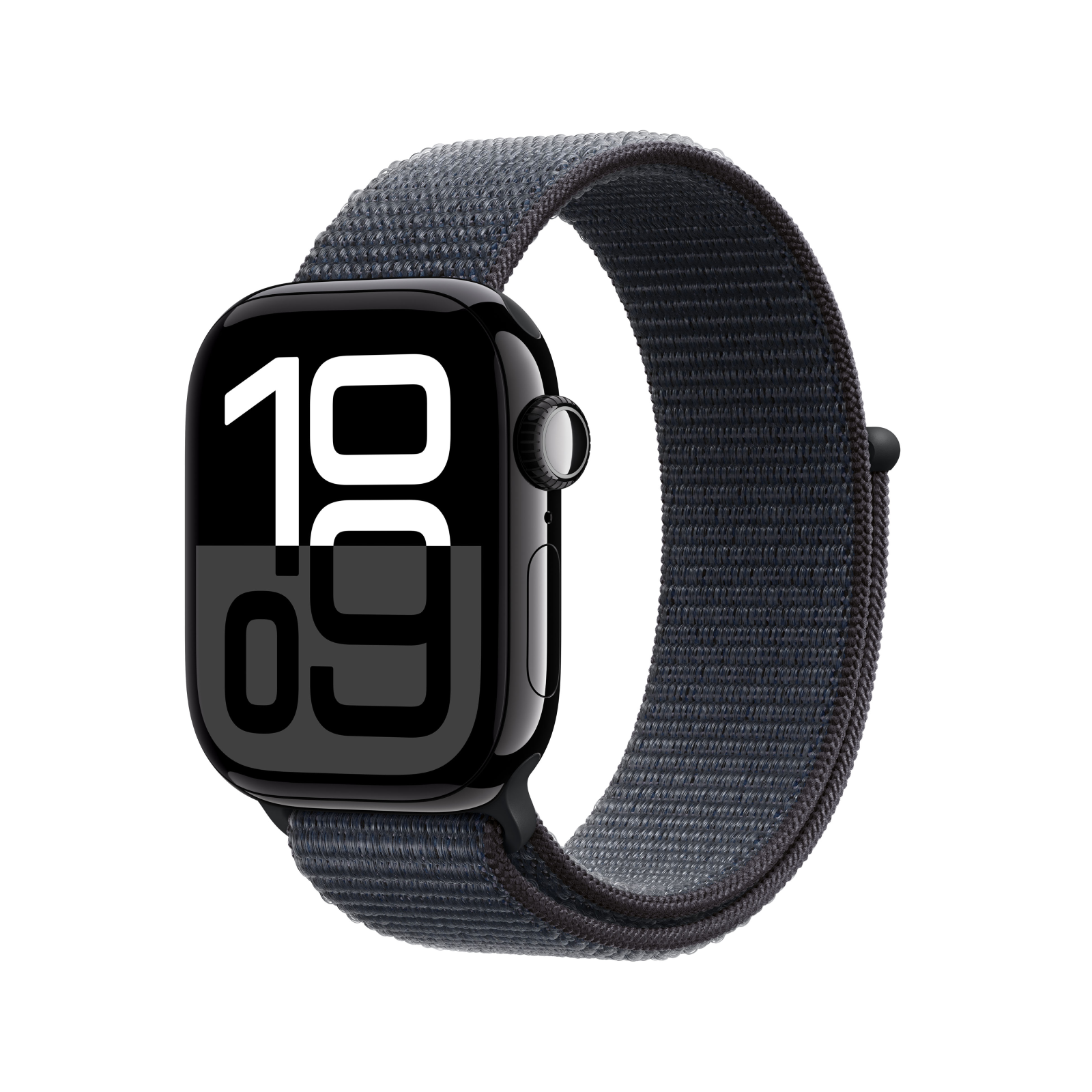 Apple Watch Series 10 GPS 42mm Jet Black Aluminium Case with Ink Sport Loop iStore Botswana Online
