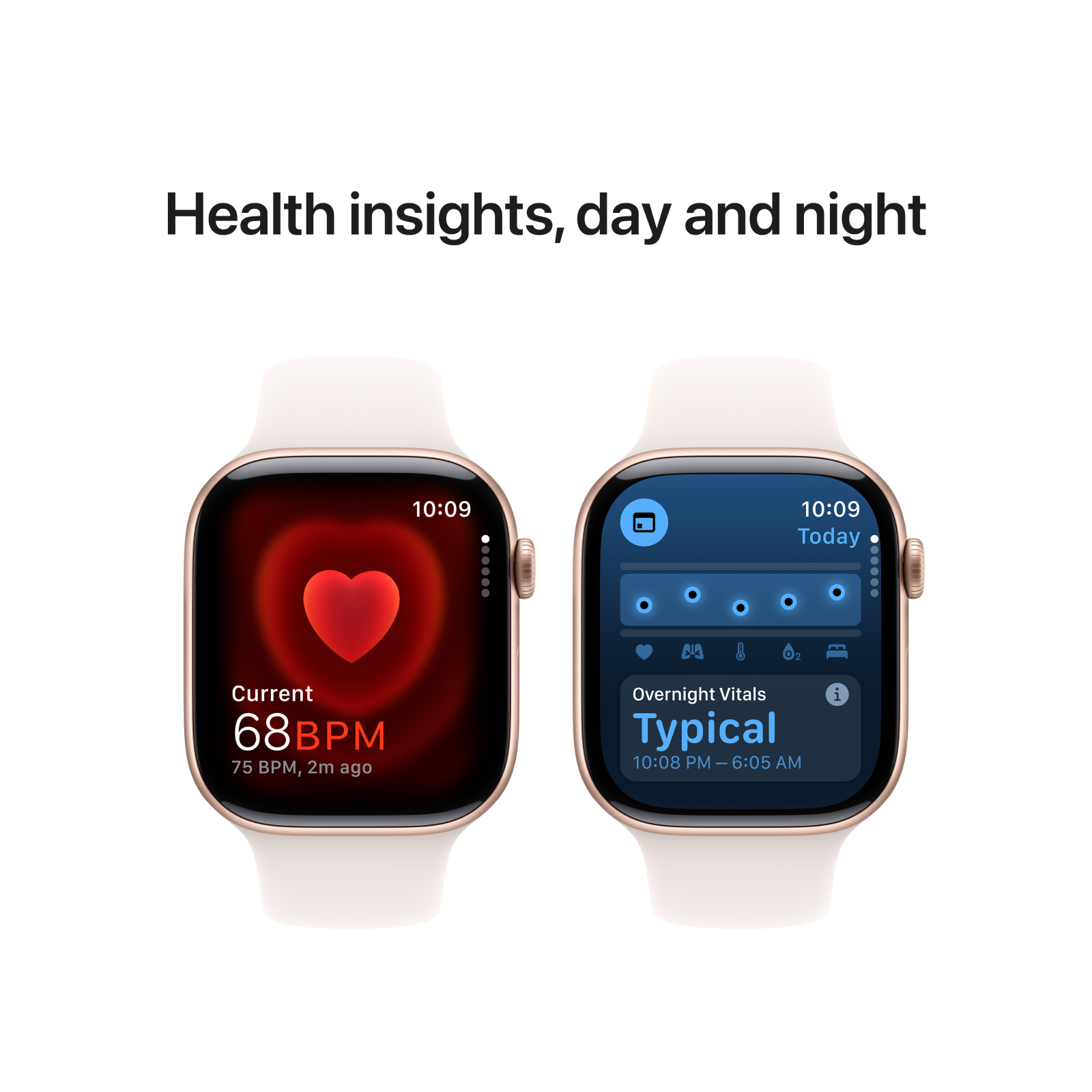 Apple Watch Series 10 GPS 46mm Rose Gold Aluminium Case with Light Blush Sport Band M L iStore Botswana Online