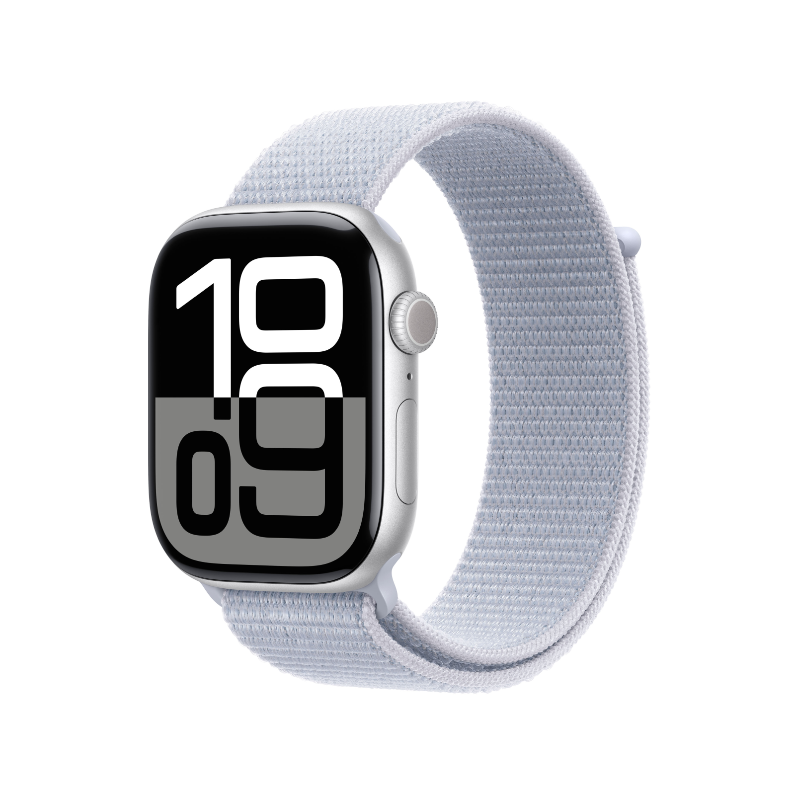 Apple Watch Series 10 GPS 46mm Silver Aluminium Case with Blue