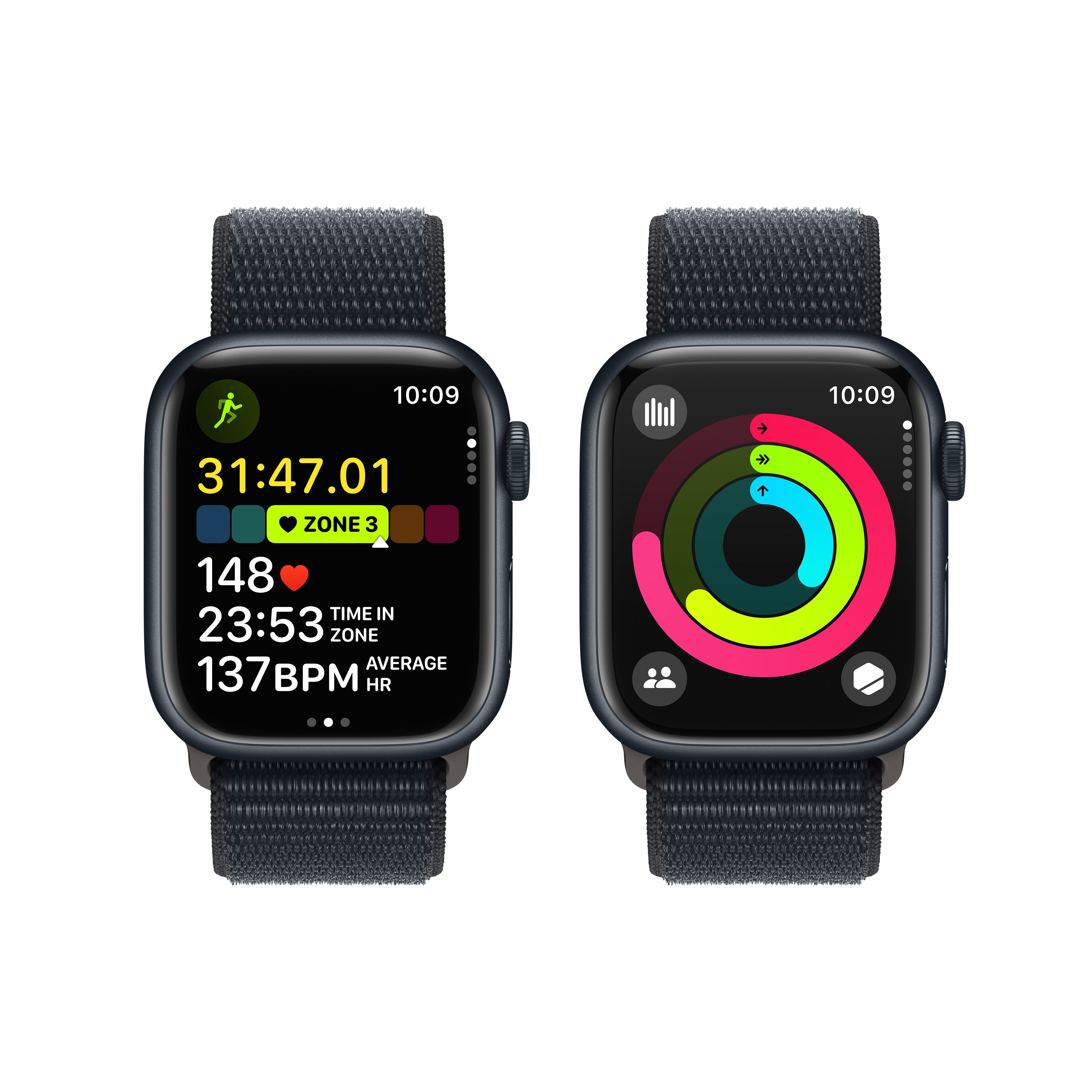 Apple Watch Series 9 GPS 41mm Midnight Aluminium Case with