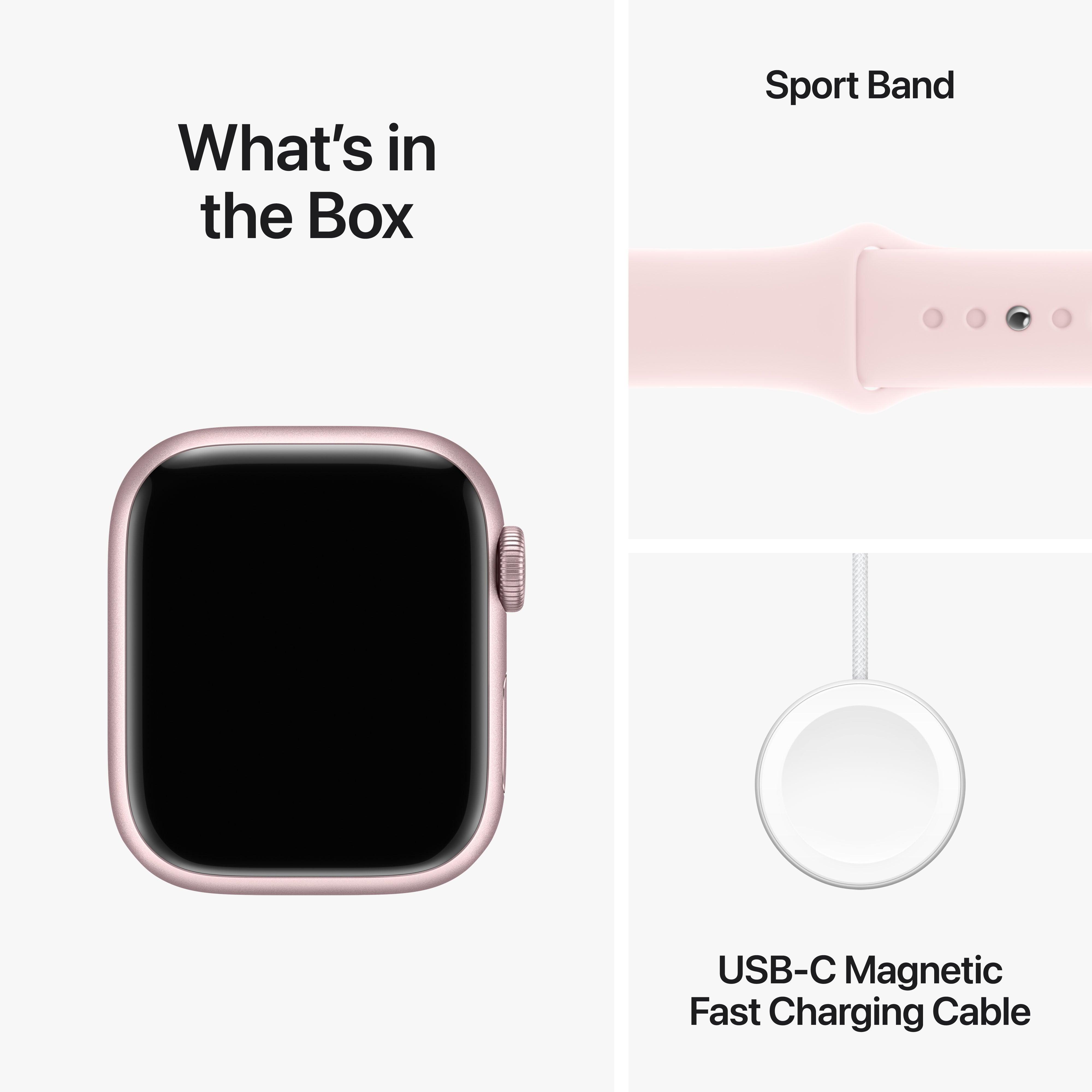 Apple watch pink hot sale sport band