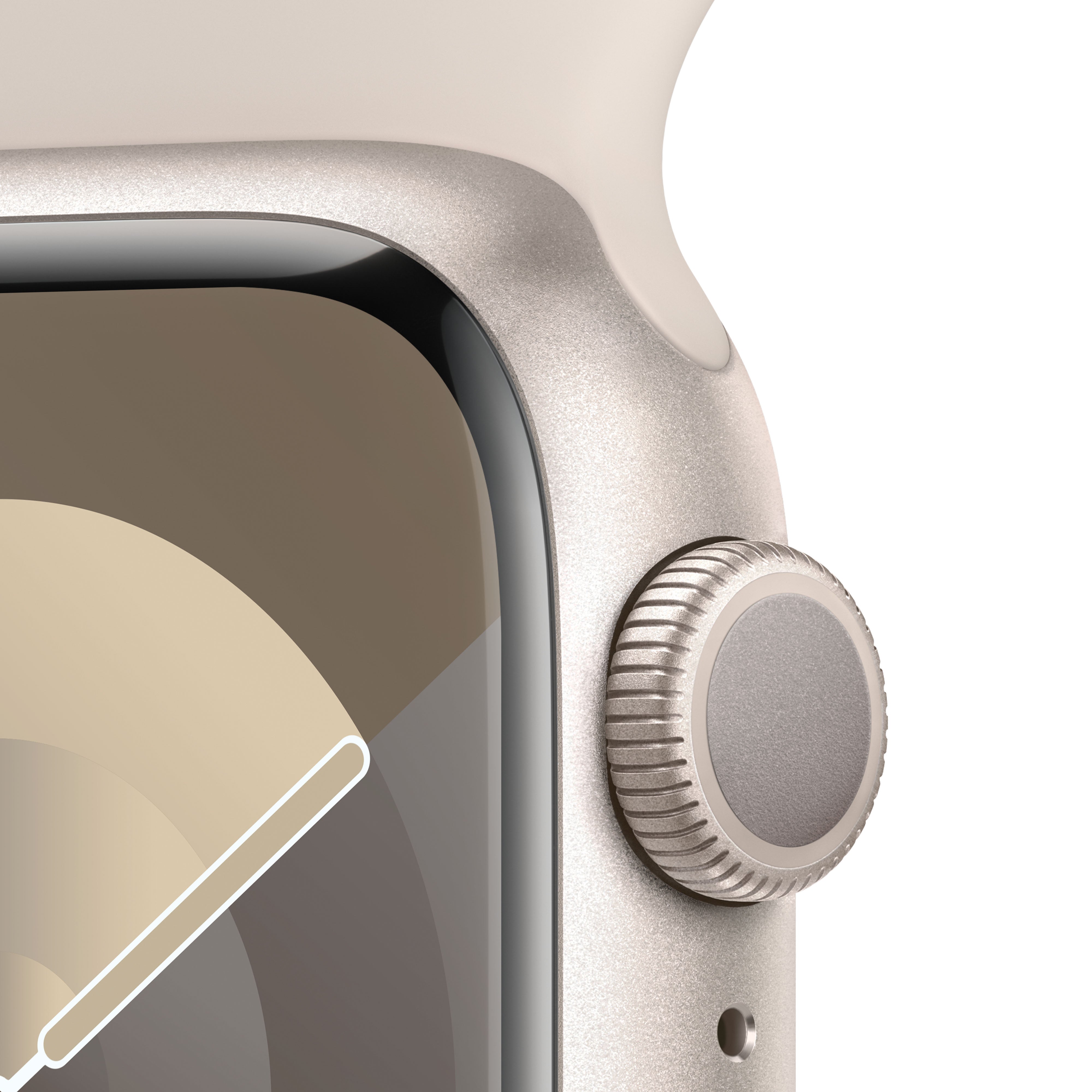 Apple Watch Series 9 GPS 41mm Starlight Aluminium Case with Starlight