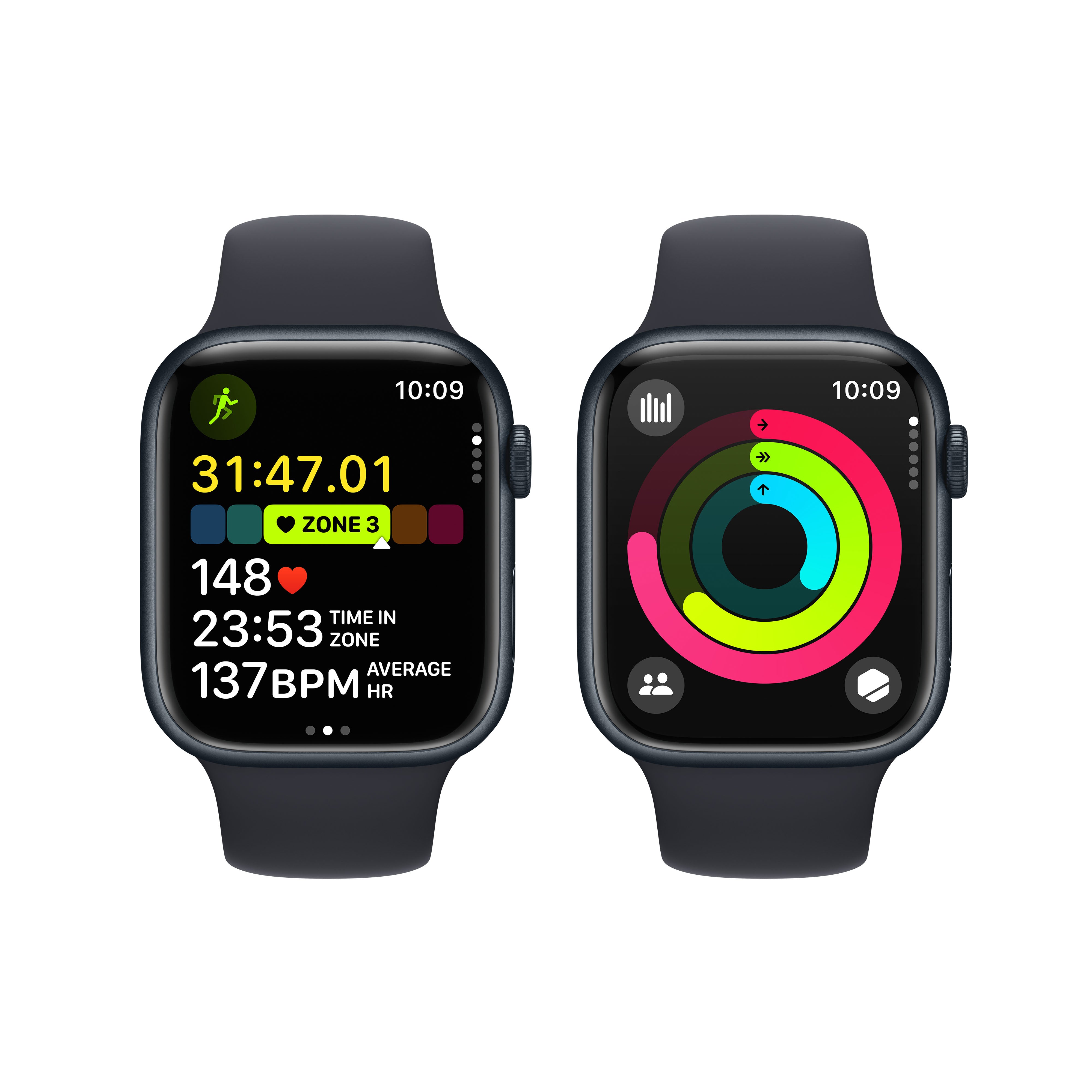 Apple Watch Series 9 45mm - Midnight Sport Band S/M | iStore