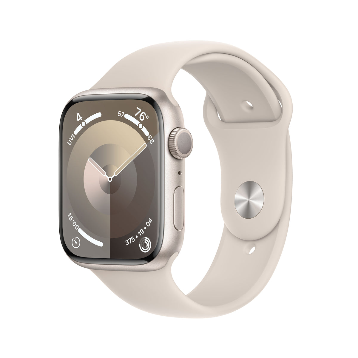 Apple Watch Series 9 45mm Starlight Sport Band M/L