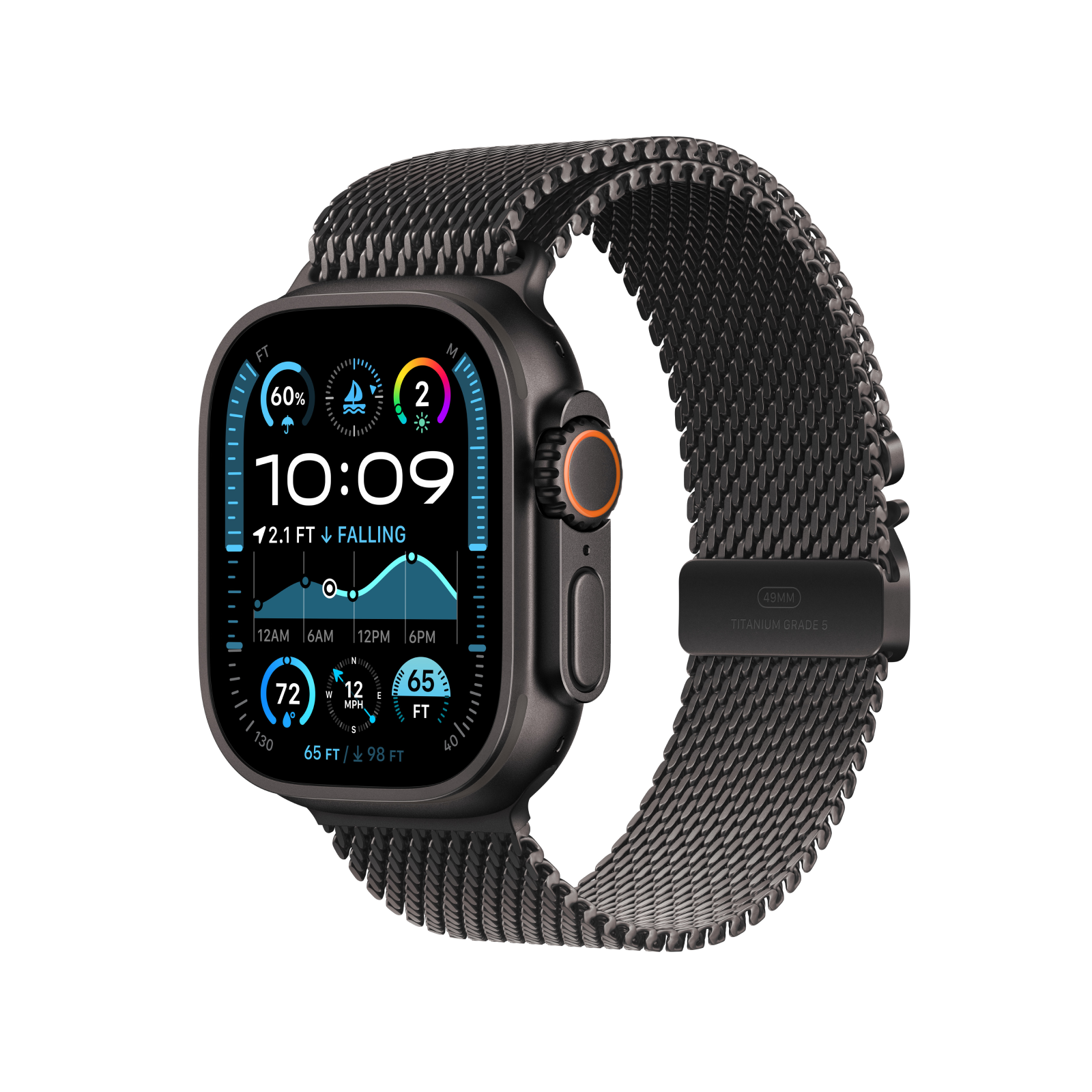 Apple Watch Ultra 2 GPS + Cellular 49mm Black Titanium Case Apple Watch Ultra 2 GPS + Cellular 49mm Black Titanium Case