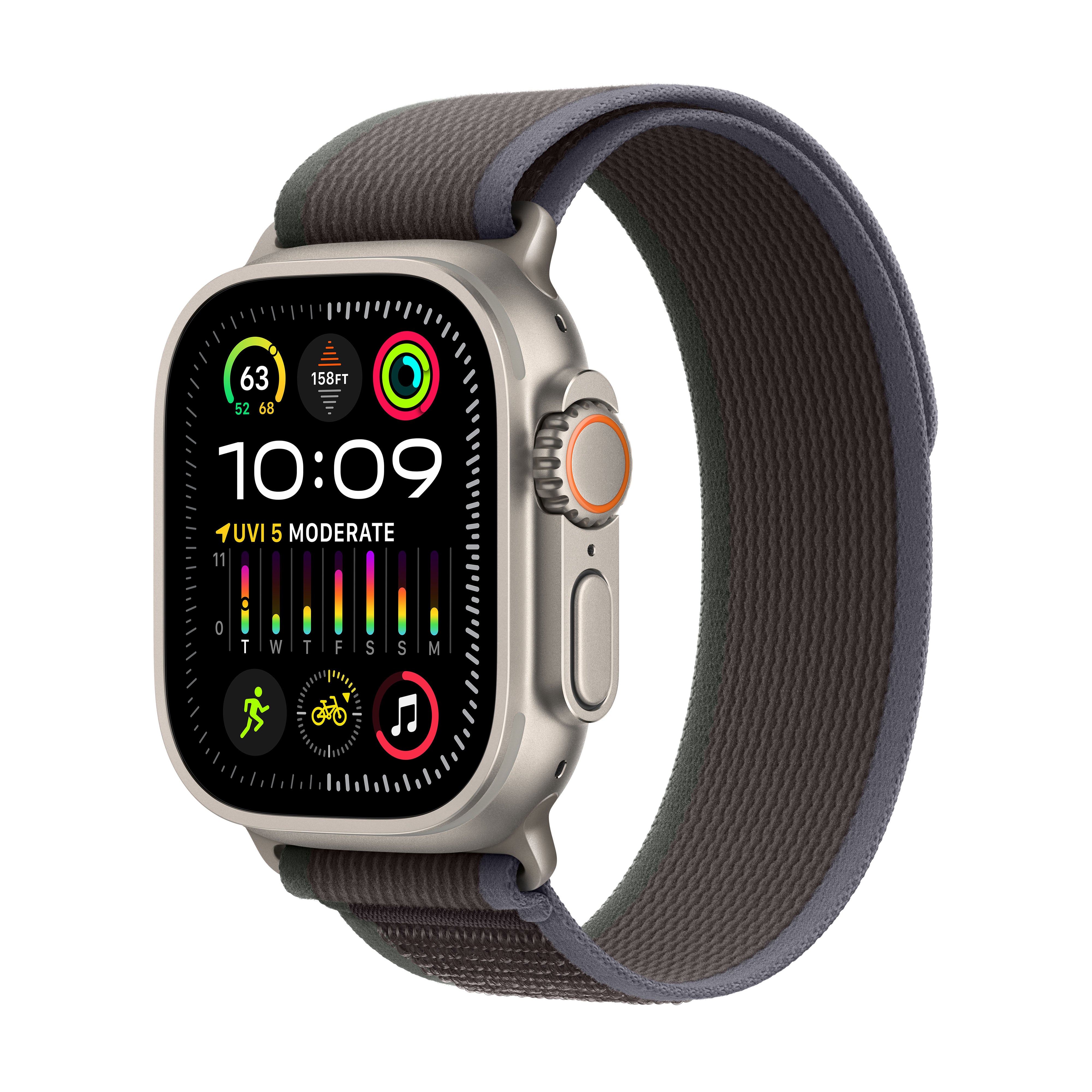 Apple Watch Ultra 2 GPS Cellular 49mm Titanium Case with Blue