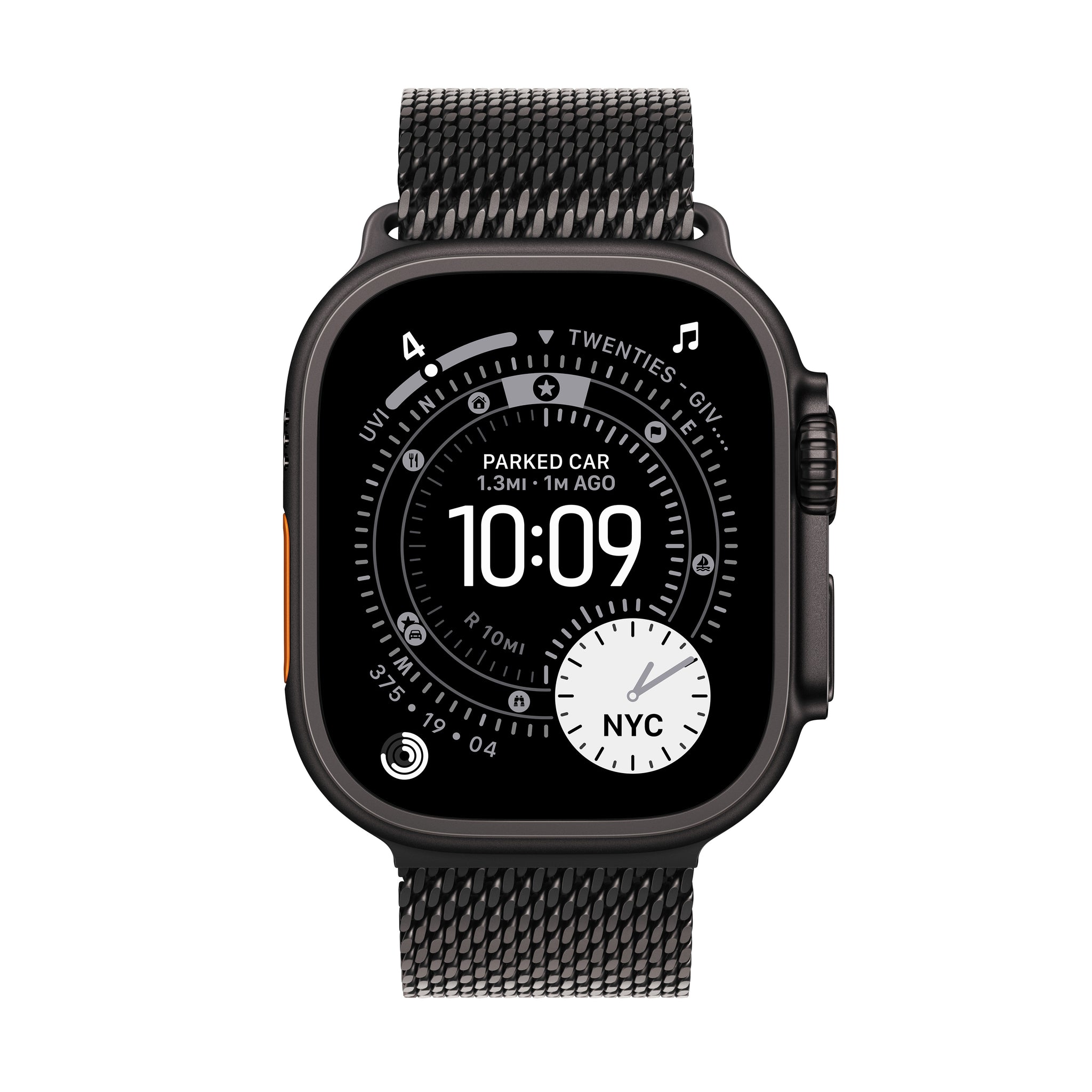 Apple Watch Ultra 3 GPS + Cellular 49mm Black Titanium Case with Black