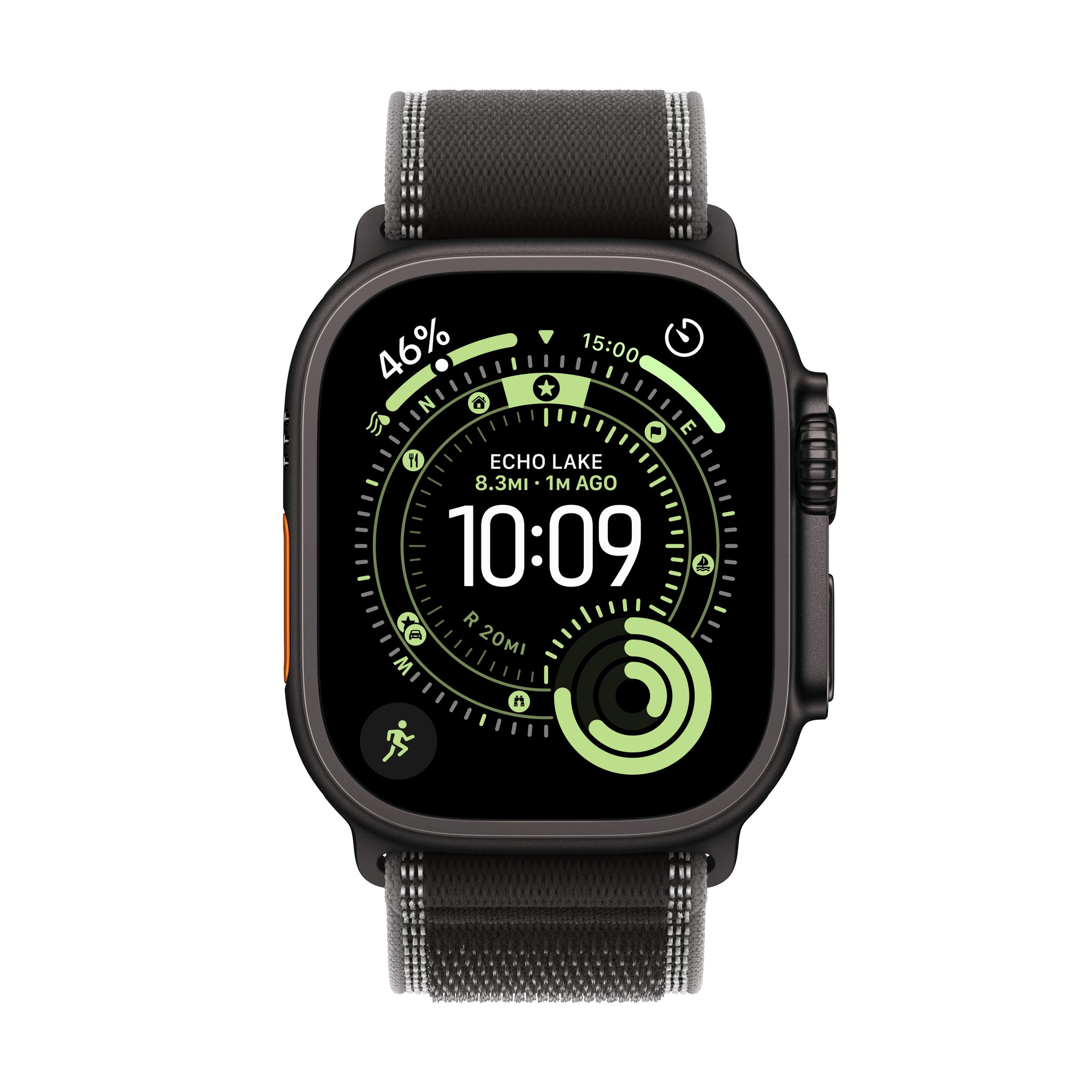 Apple Watch Ultra 3 GPS + Cellular 49mm Black Titanium Case with Black