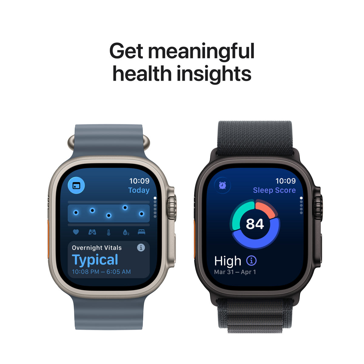 Apple Watch Ultra 3 GPS + Cellular 49mm Natural Titanium Case with Anchor Blue Ocean Band