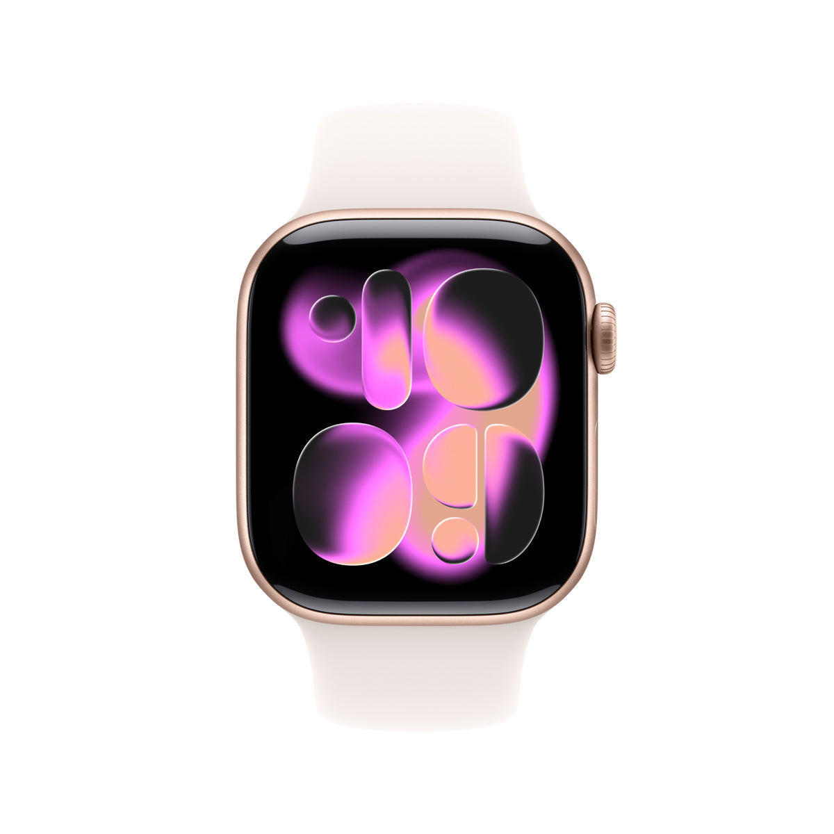 Apple Watch Series 11 GPS 46mm Rose Gold Aluminium Case with Light Blush Sport Band - M/L