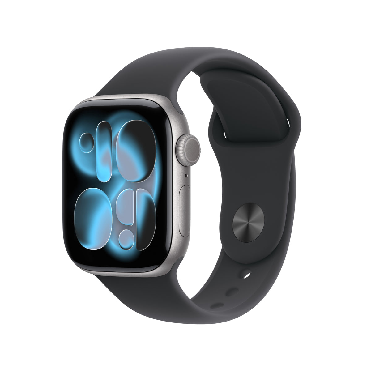 Apple Watch Series 11 GPS 46mm Space Grey Aluminium Case with Black Sport Band - M/L