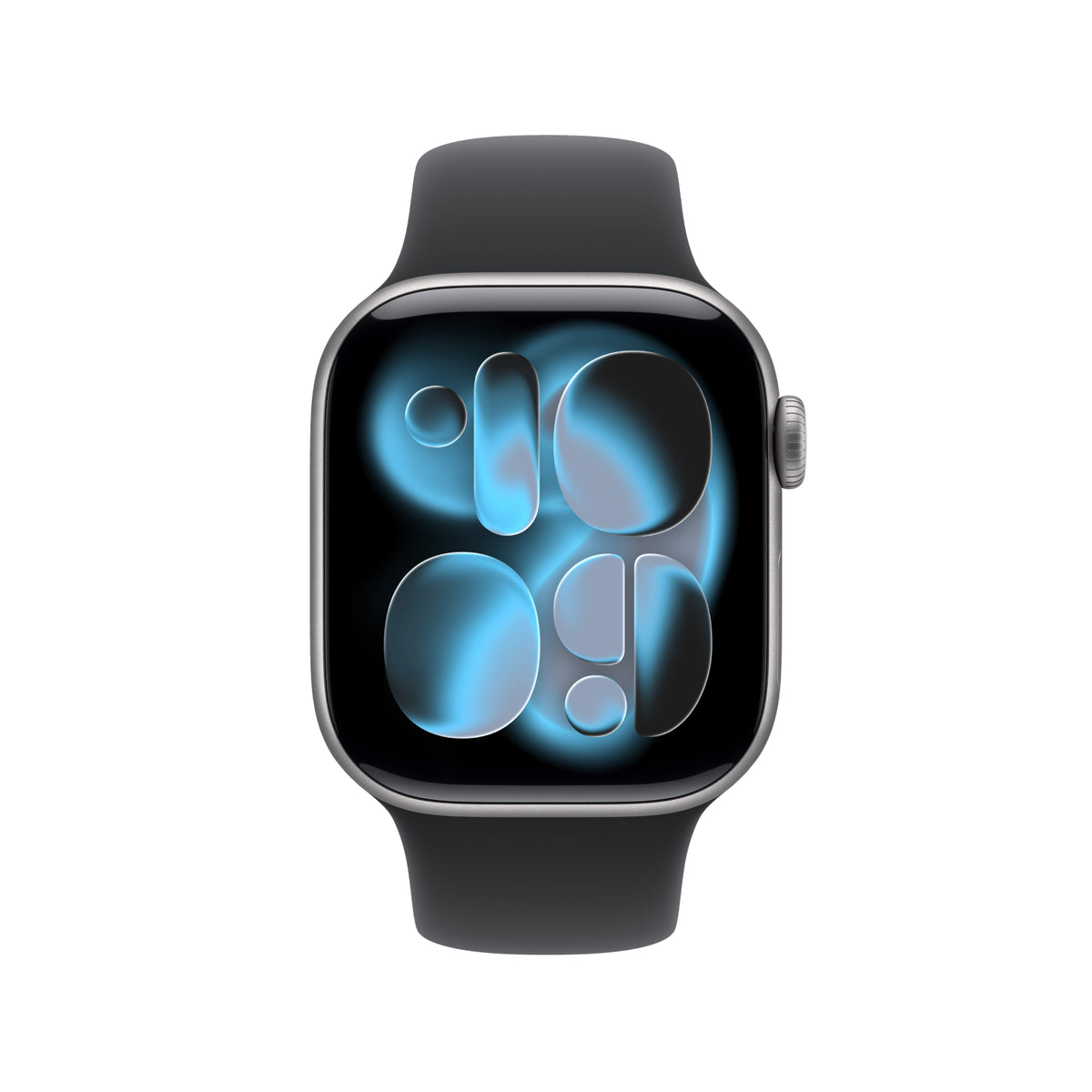 Apple Watch Series 11 GPS 46mm Space Grey Aluminium Case with Black Sport Band - S/M