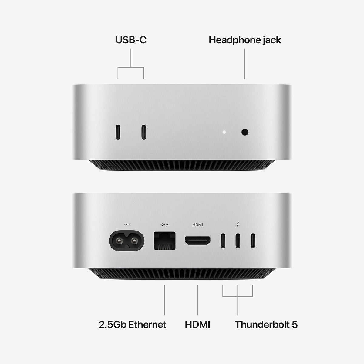 Mac mini | Apple M5 Pro chip | 15‑core CPU and 16‑core GPU | 24GB 512GB SSD