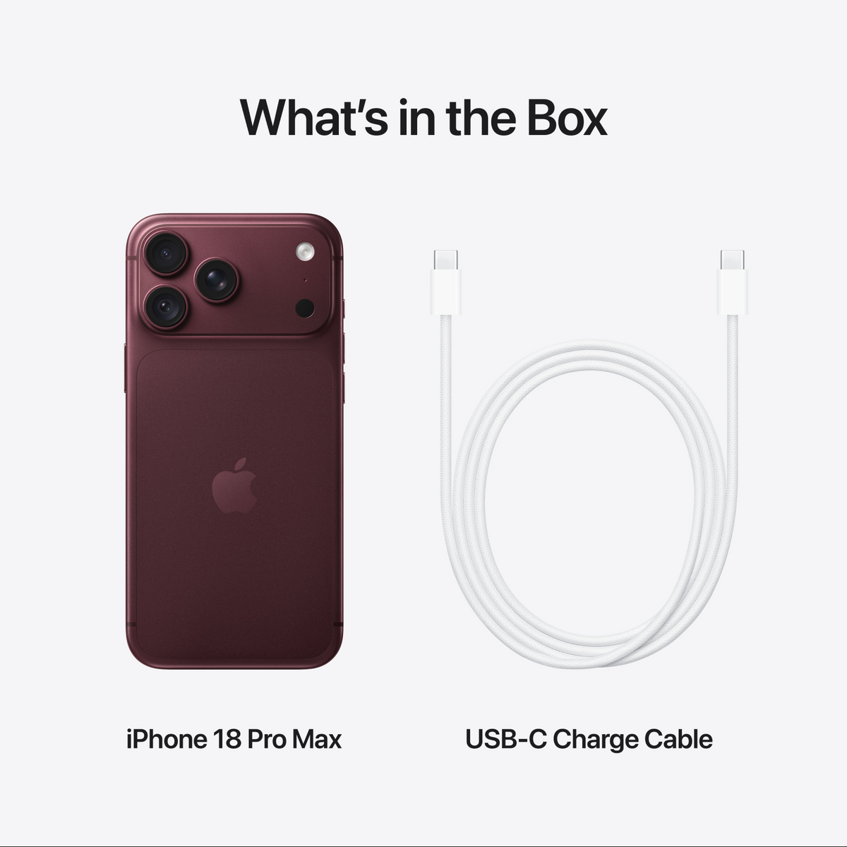 iPhone 18 Pro Max 256GB Burgundy
