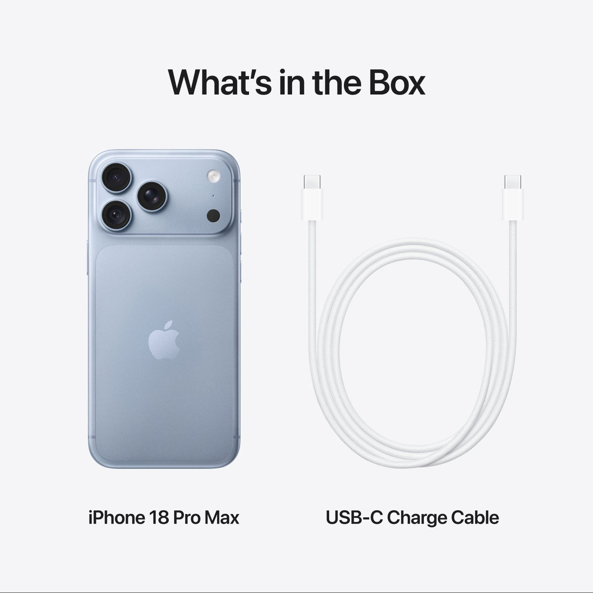 iPhone 18 Pro Max 512GB Glacier
