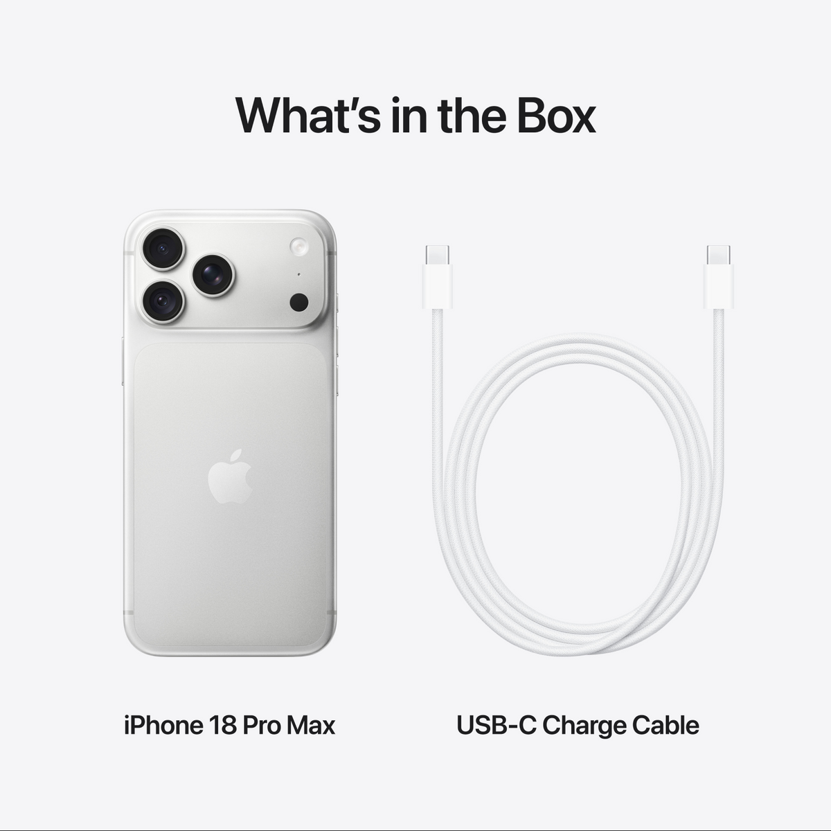 iPhone 18 Pro Max 2TB Silver