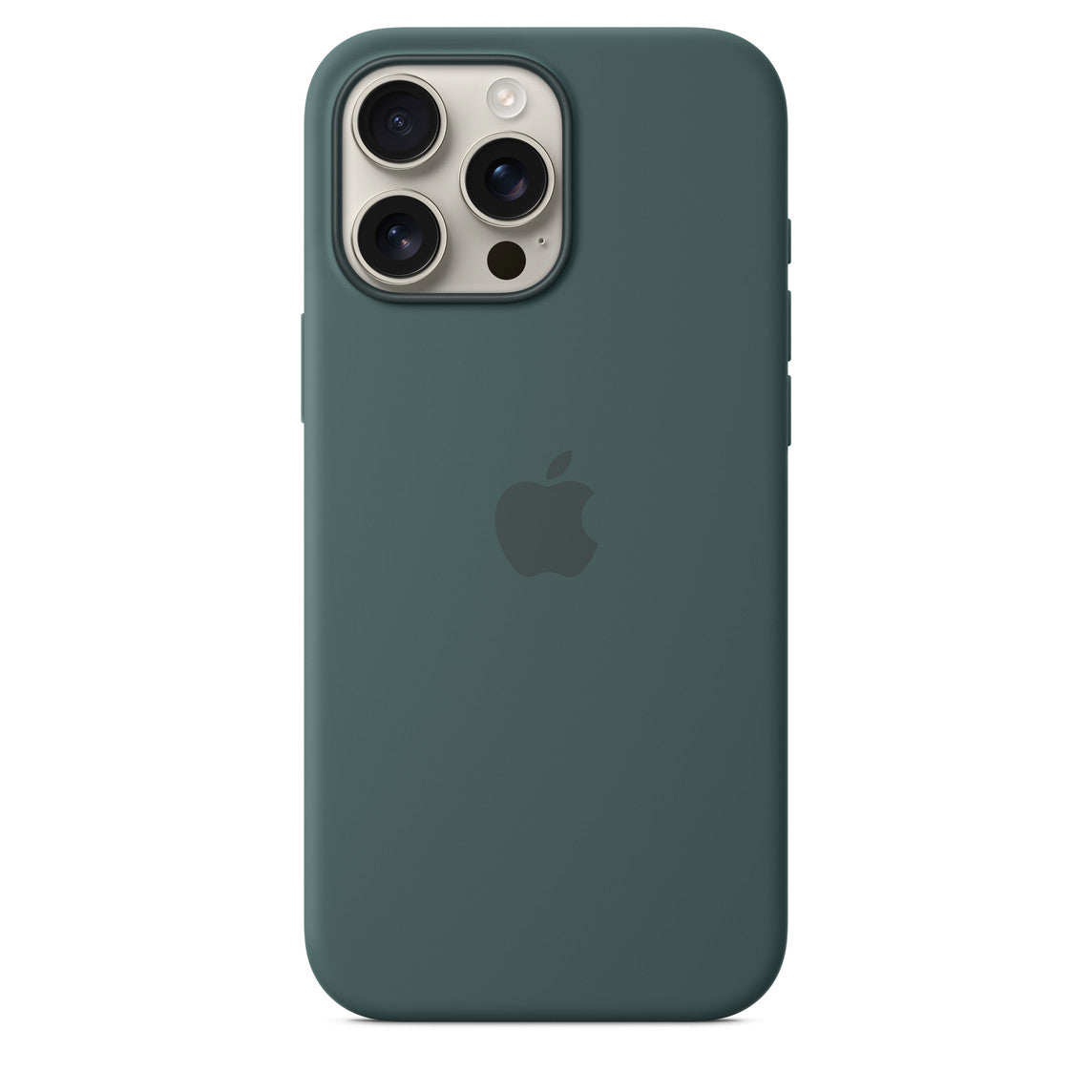 iPhone 16 Pro Max Silicone Case with MagSafe – Lake Green