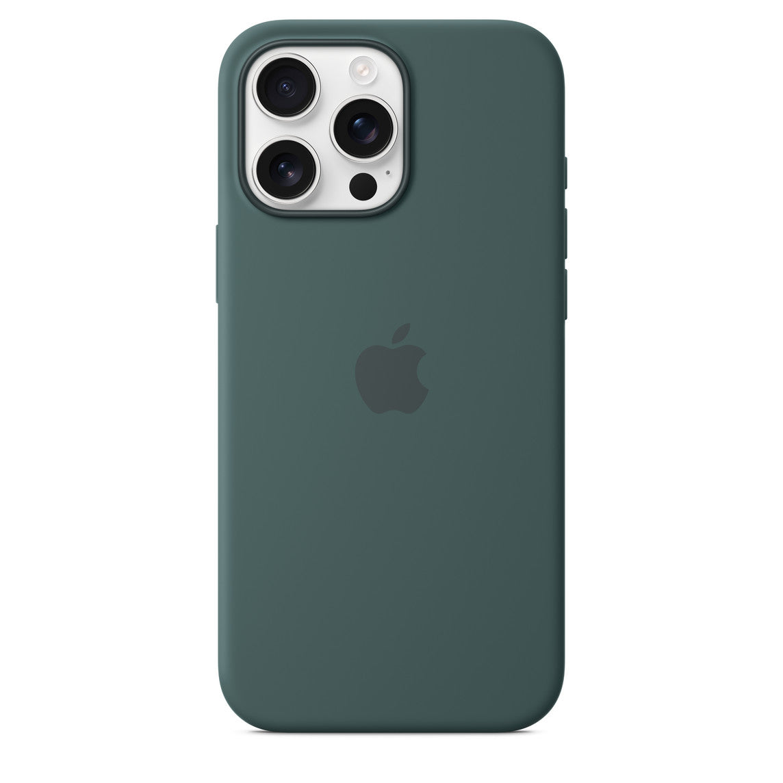 iPhone 16 Pro Max Silicone Case with MagSafe – Lake Green