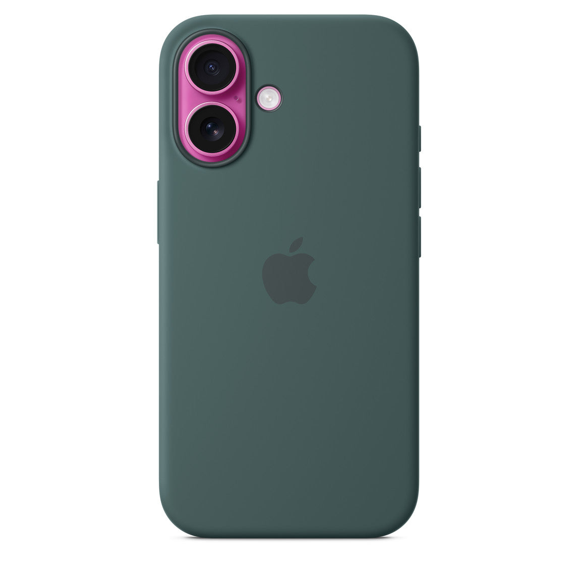 iPhone 16 Silicone Case with MagSafe – Lake Green