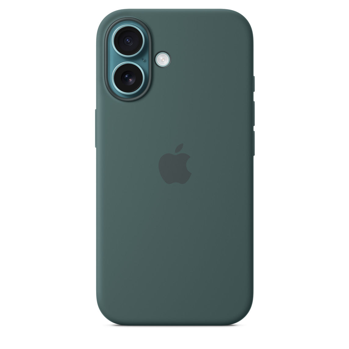 iPhone 16 Silicone Case with MagSafe – Lake Green
