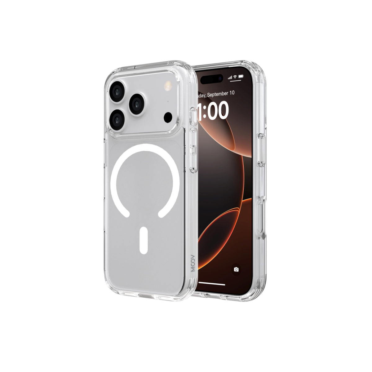 Moov ClearSafe MagSafe Case for iPhone 18 Pro / 17 Pro