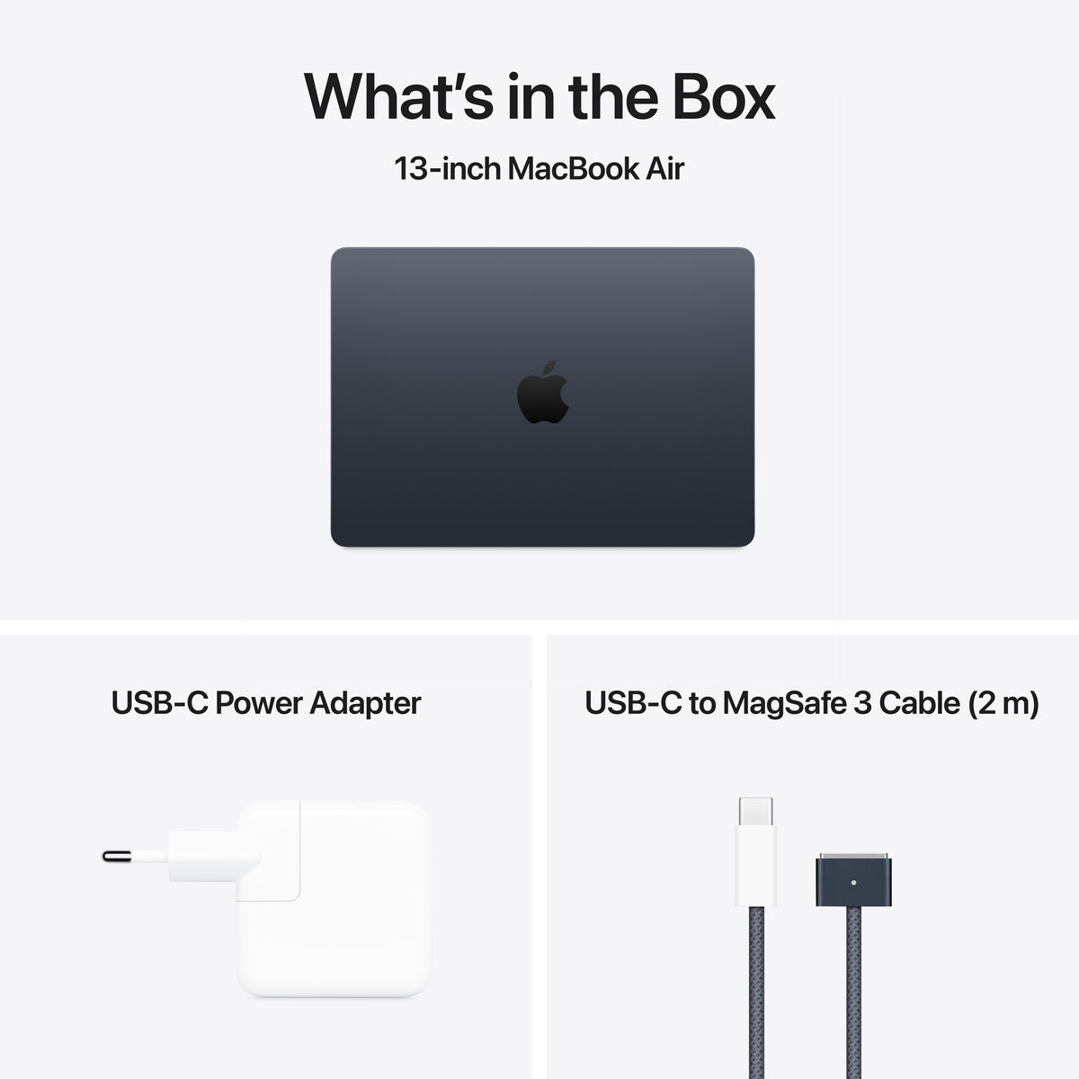 13-Inch MacBook Air: Apple M4 Chip with 10-Core CPU and 8-Core GPU, 16GB, 256GB SSD - Midnight