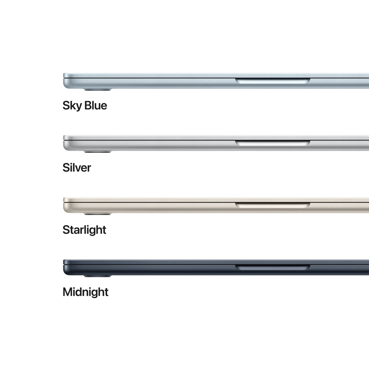 13-Inch MacBook Air: Apple M4 Chip with 10-Core CPU and 10-Core GPU, 24GB, 512GB SSD - Midnight