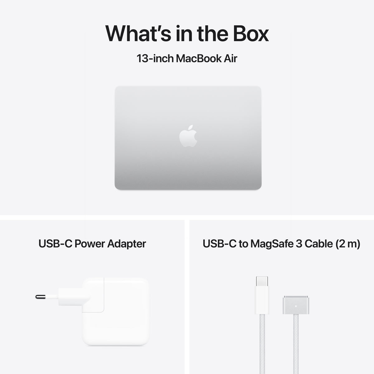 13-Inch MacBook Air: Apple M4 Chip with 10-Core CPU and 8-Core GPU, 16GB, 256GB SSD - Silver