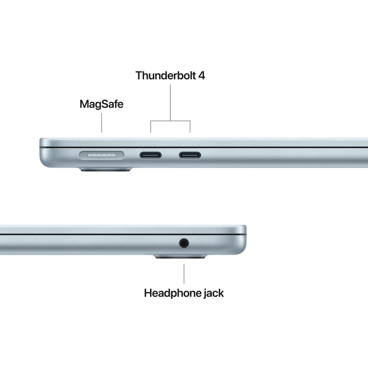 13-Inch MacBook Air: Apple M4 chip with 10-Core CPU and 10-Core GPU, 16GB, 512GB SSD - Sky Blue