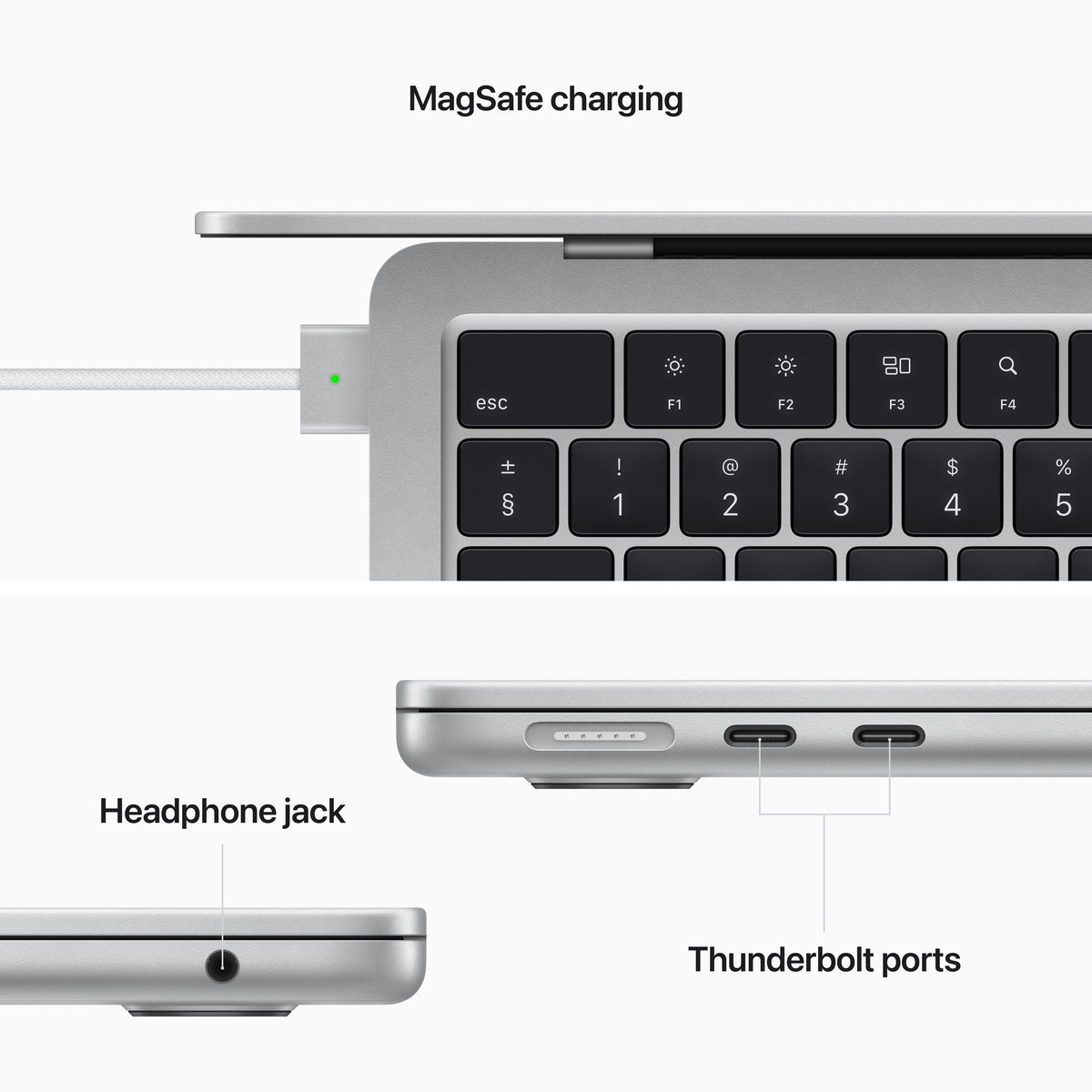 15-inch MacBookAir: M2 chip  512GB  Silver