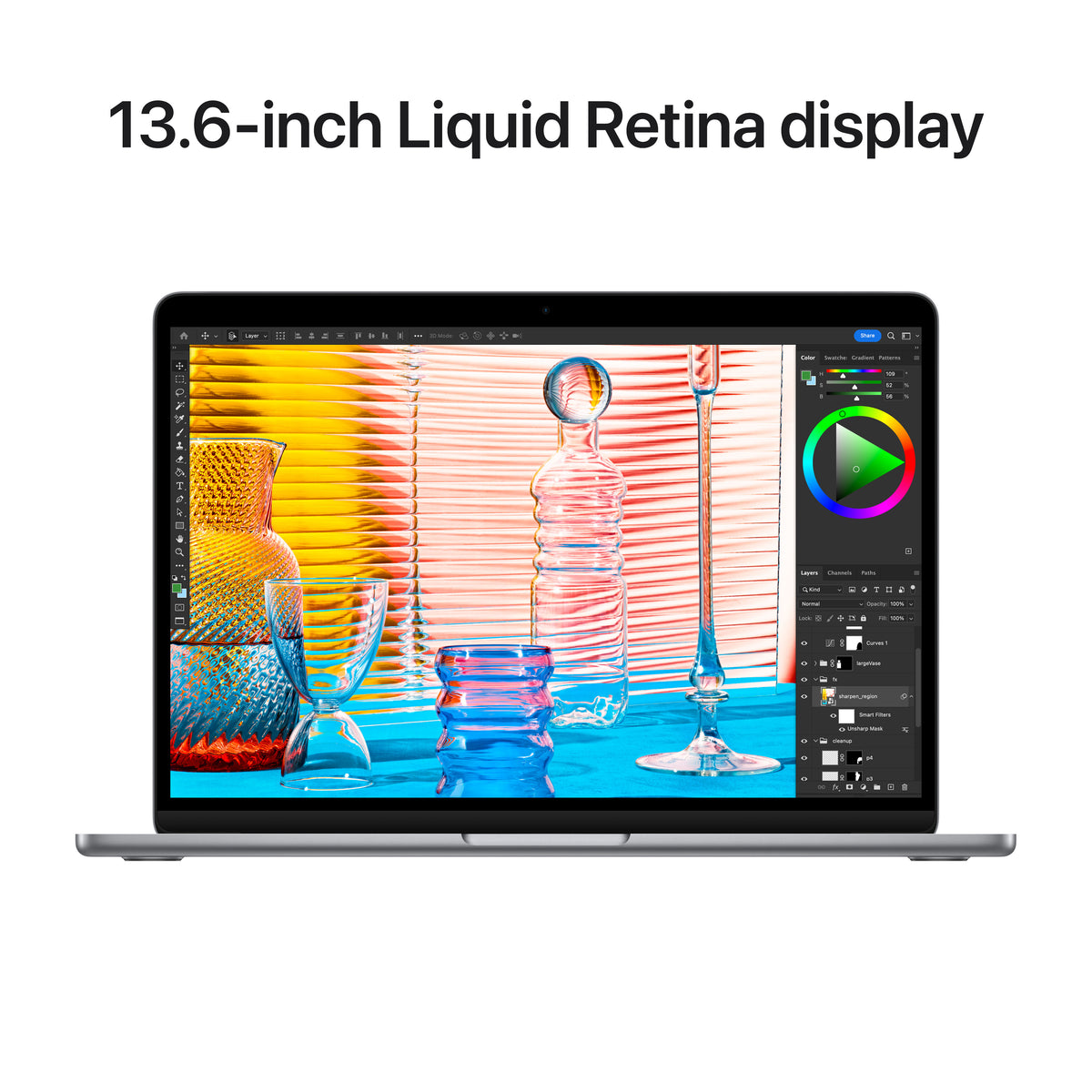 13-inch MacBook Air: Apple M2 chip with 8-core CPU and 8-core GPU, 16GB, 256GB - Space Grey