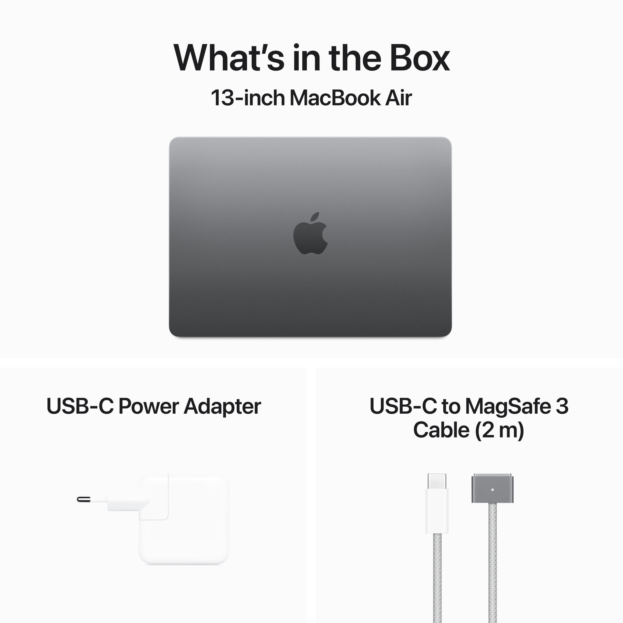 13-inch MacBook Air: Apple M3 chip with 8-core CPU and 8-core GPU 