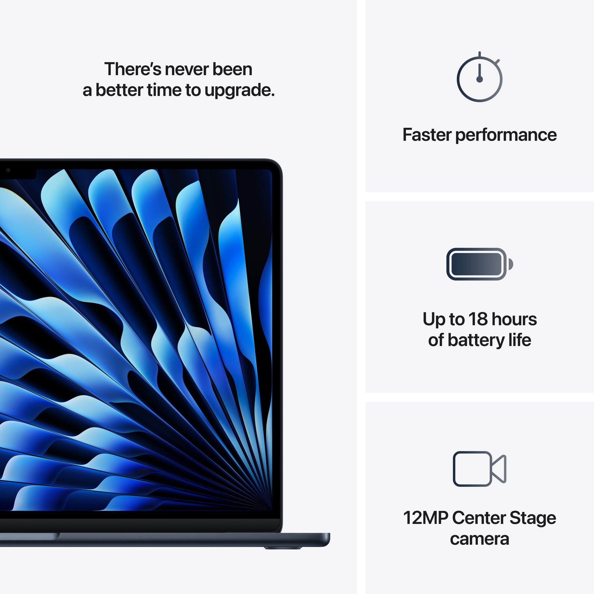 15-Inch MacBook Air: Apple M4 Chip with 10-Core CPU and 10-Core GPU, 1