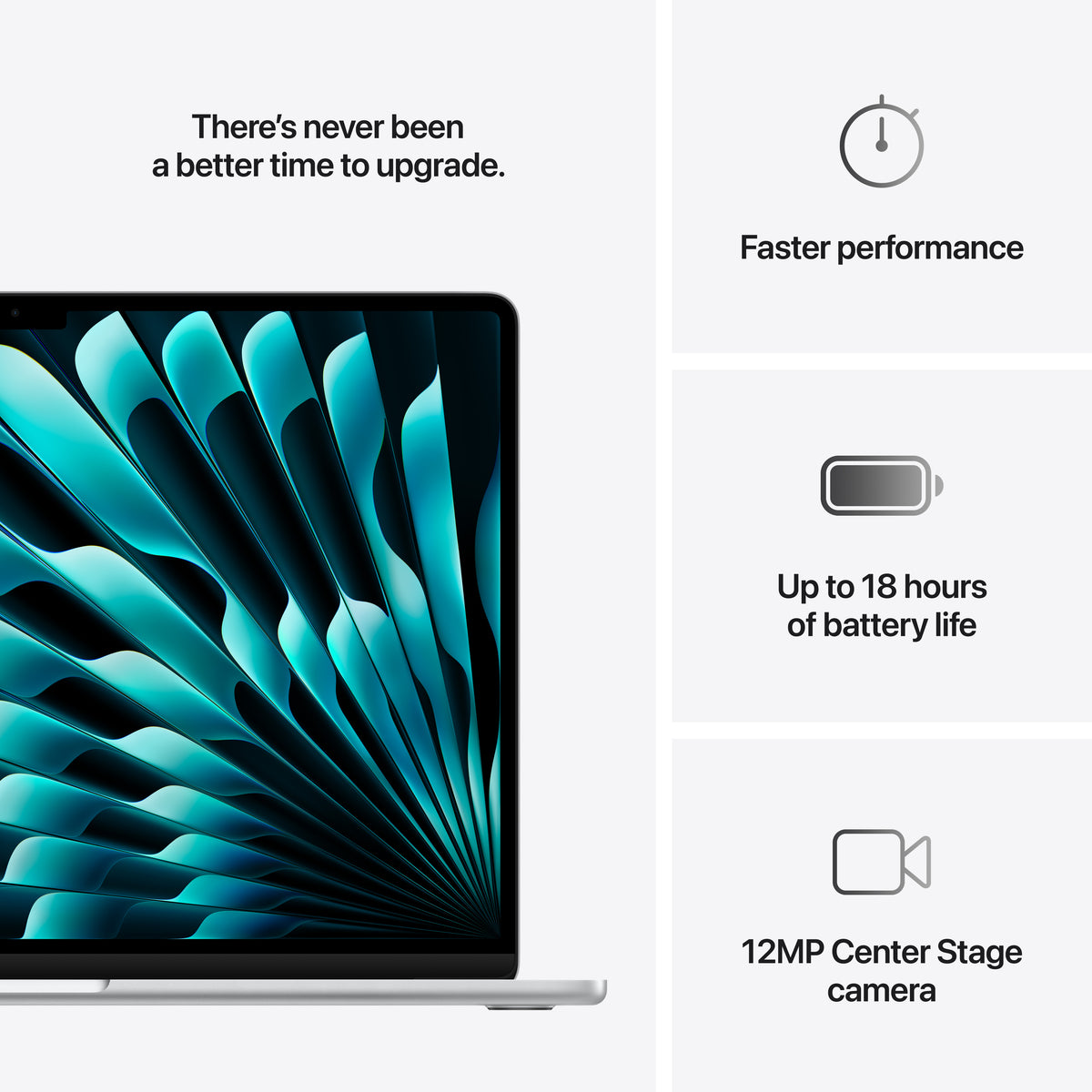 15-Inch MacBook Air: Apple M4 Chip with 10-Core CPU and 10-Core GPU, 24GB, 512GB SSD - Silver