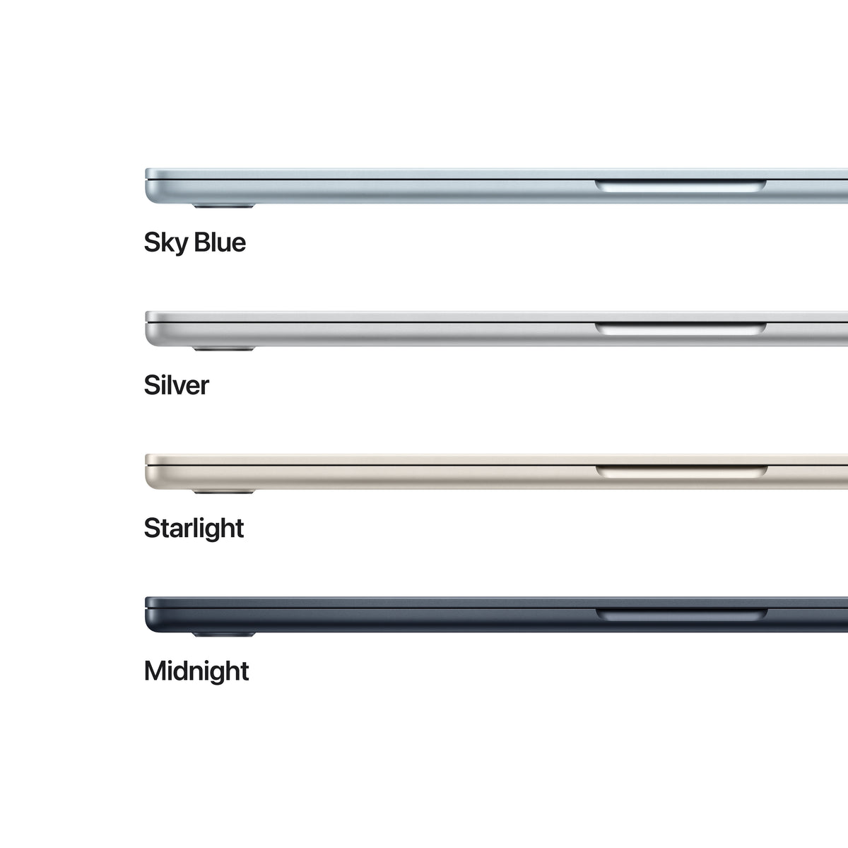 15-Inch MacBook Air: Apple M4 Chip with 10-Core CPU and 10-Core GPU, 24GB, 512GB SSD - Sky Blue