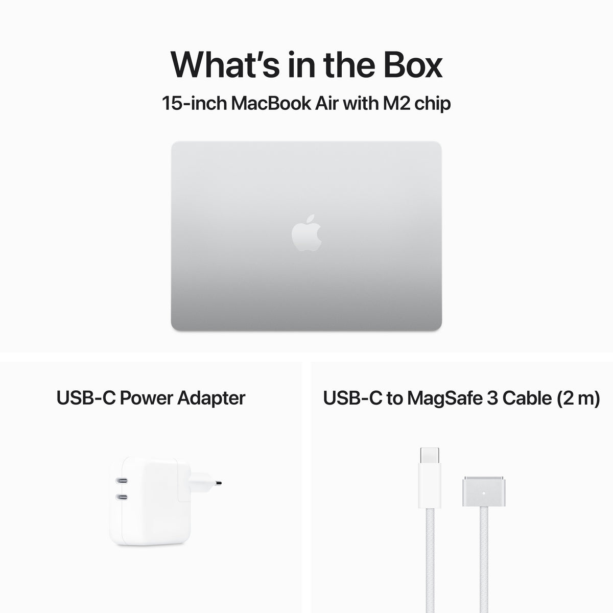 15-inch MacBookAir: M2-chip  512GB  Silver