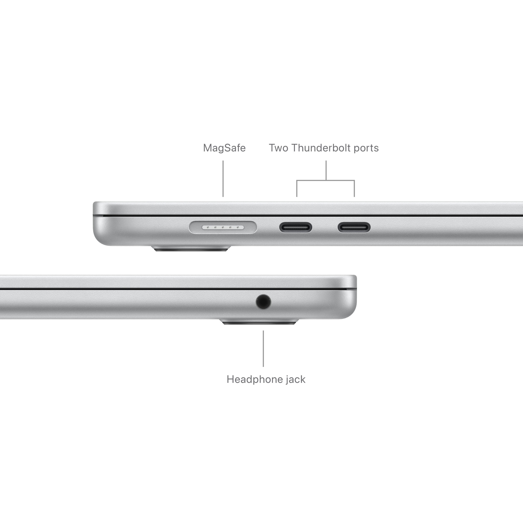 15-inch MacBook Air: Apple M3 chip with 8-Core CPU and 10-Core GPU, 16