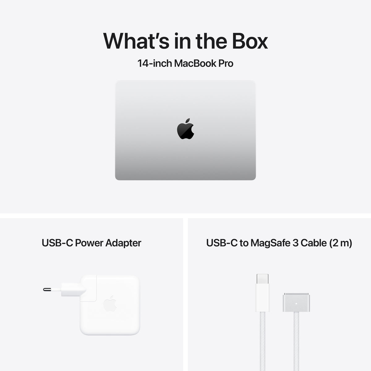 14-inch MacBook Pro: Apple M4 chip with 10‑CORE CPU and 10‑CORE GPU, 16GB, 512GB SSD - Silver