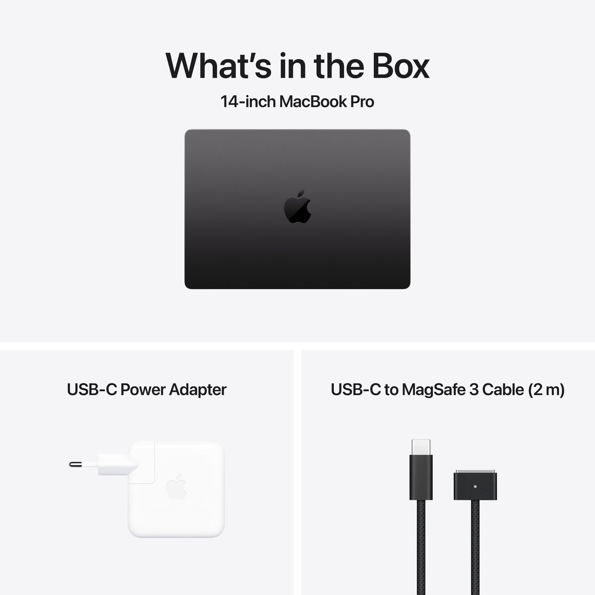 14-inch MacBook Pro: Apple M4 chip with 10‑core CPU and 10‑core GPU, 16GB, 512GB SSD - Space Black